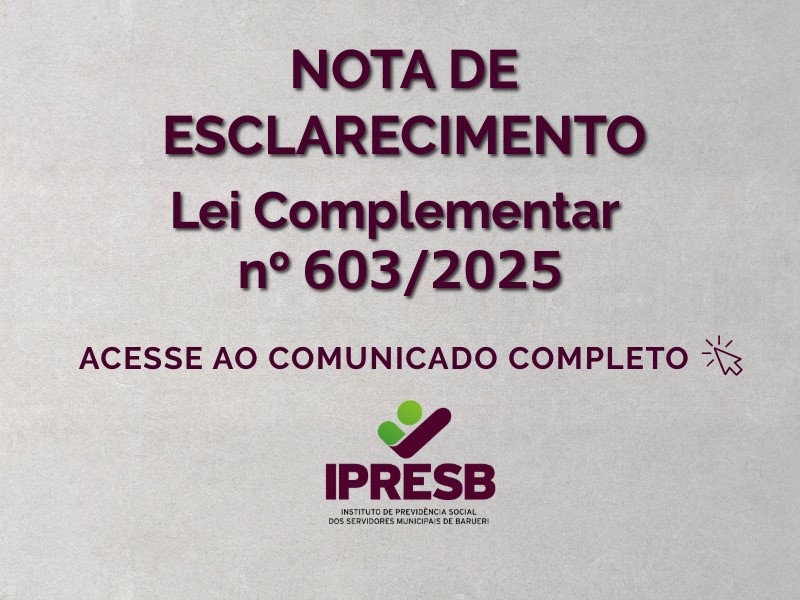 NOTA DE ESCLARECIMENTO LC 6032025